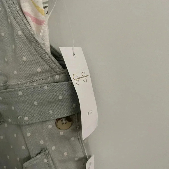 Jessica Simpson overall shorts outfit EUC - Picture 3 of 7